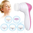 Cepillo limpiador y exfoliante facial 5 en 1