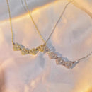 Collar de la suerte - Trébol de 4 corazones