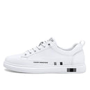 Tênis Masculino Slim 2023™ - Couro Autêntico Direct Ofertas Branco 37