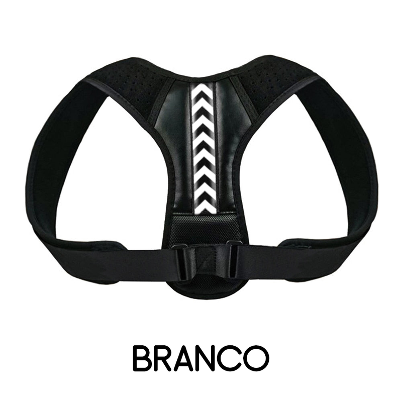 Corrector de postura magnético ajustable: columna vertebral, hombros, lumbar y cravicular 