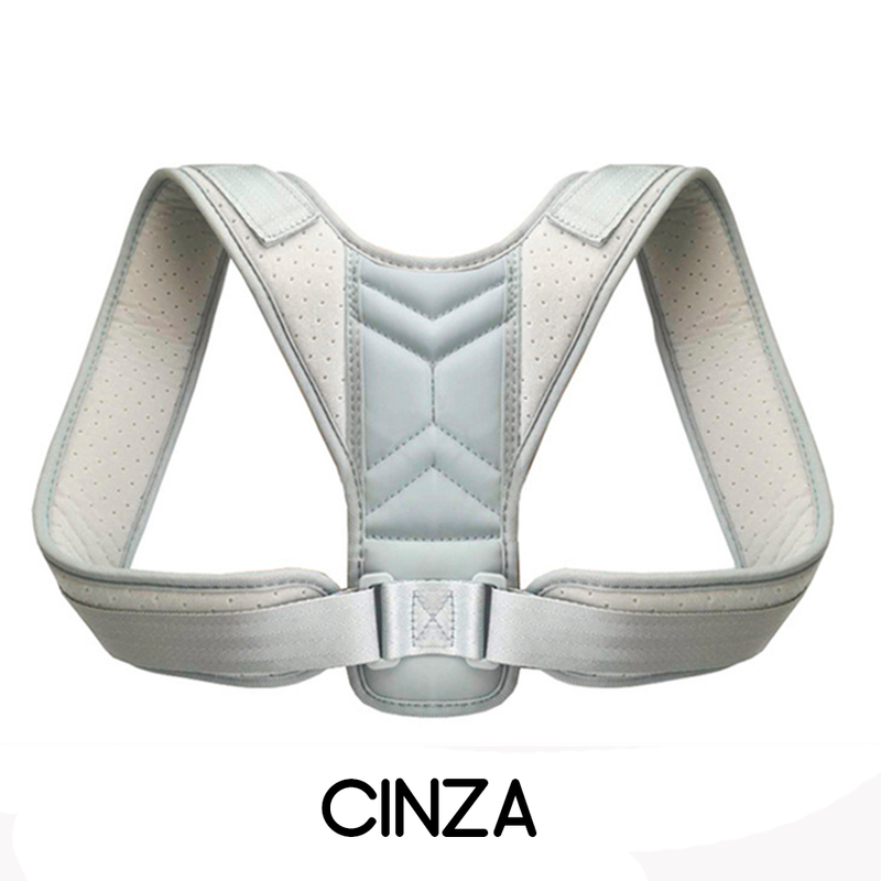 Corrector de postura magnético ajustable: columna vertebral, hombros, lumbar y cravicular 