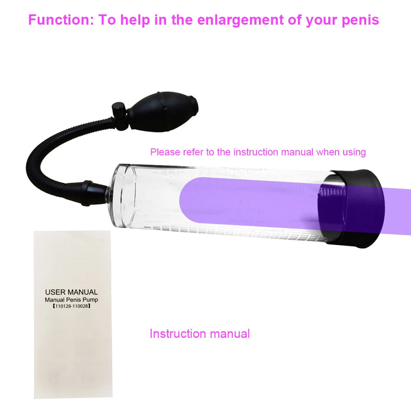 BOMBA DE PENE - ERECCIÓN IDEAL - AGRANDAMIENTO DEL PENE 