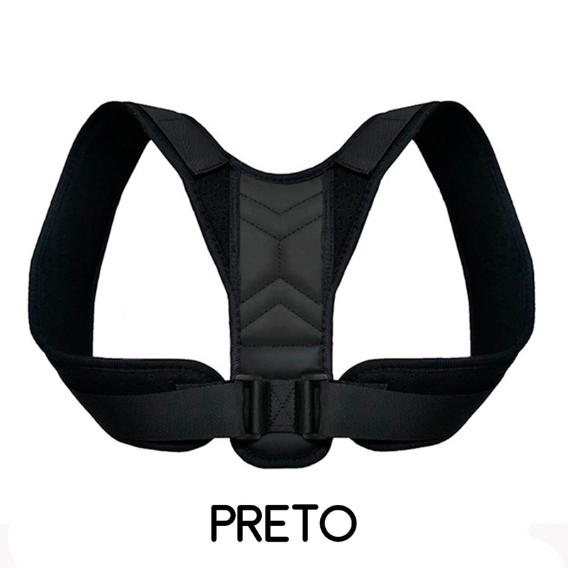 Corrector de postura magnético ajustable: columna vertebral, hombros, lumbar y cravicular 