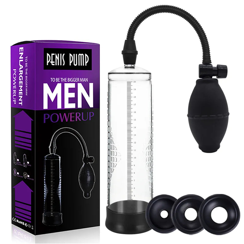 BOMBA DE PENE - ERECCIÓN IDEAL - AGRANDAMIENTO DEL PENE 
