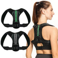 Corrector de postura magnético ajustable: columna vertebral, hombros, lumbar y cravicular 