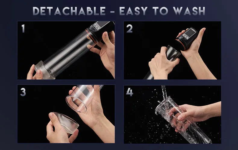 Hannibal LCD Elétrico Pênis Pump - Extensor peniano - Aumente seu Pênis - Acabe com a Ejaculacao precoce
