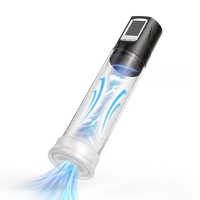 Hannibal LCD Elétrico Pênis Pump - Extensor peniano - Aumente seu Pênis - Acabe com a Ejaculacao precoce