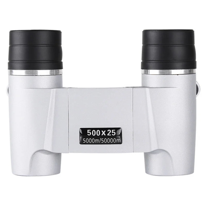 Poderoso Binóculos HD Longo Alcance Profissional Mini Portátil Telescópio HD, Monocular Impermeável, Auto Focus, 50000m, 500X25