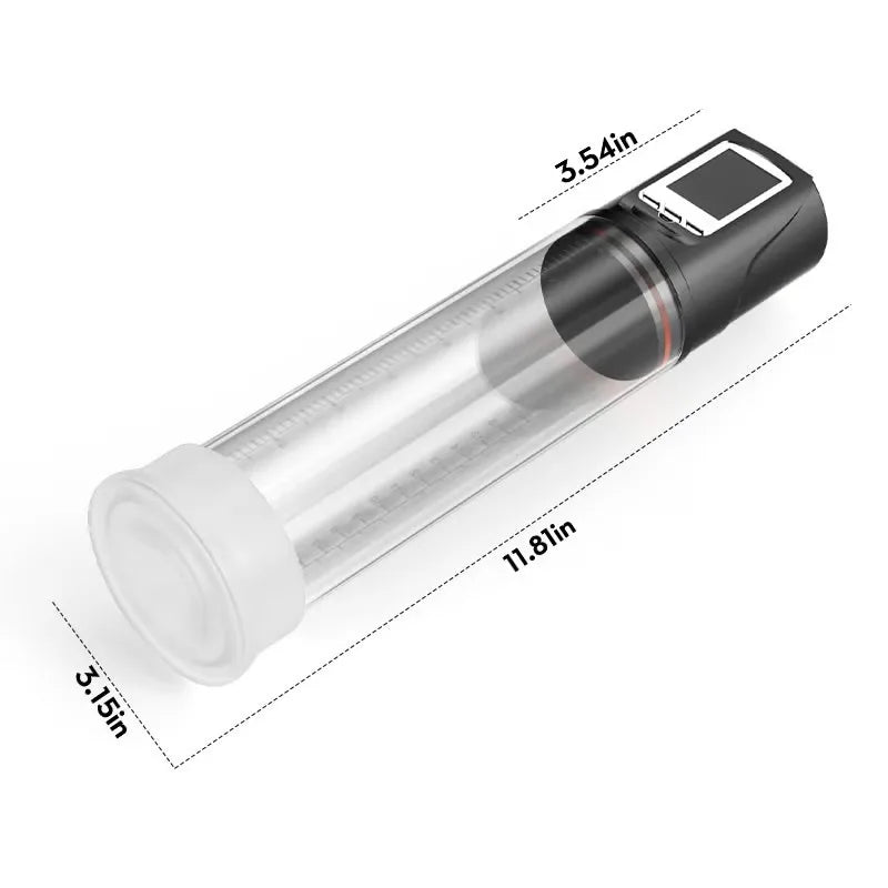 Hannibal LCD Elétrico Pênis Pump - Extensor peniano - Aumente seu Pênis - Acabe com a Ejaculacao precoce