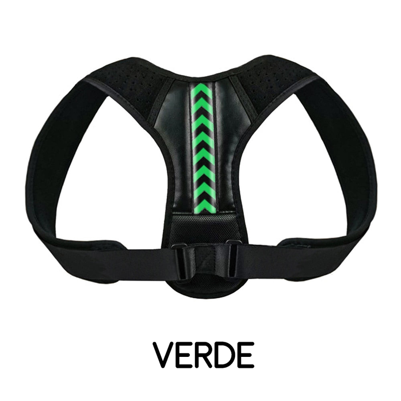 Corrector de postura magnético ajustable: columna vertebral, hombros, lumbar y cravicular 